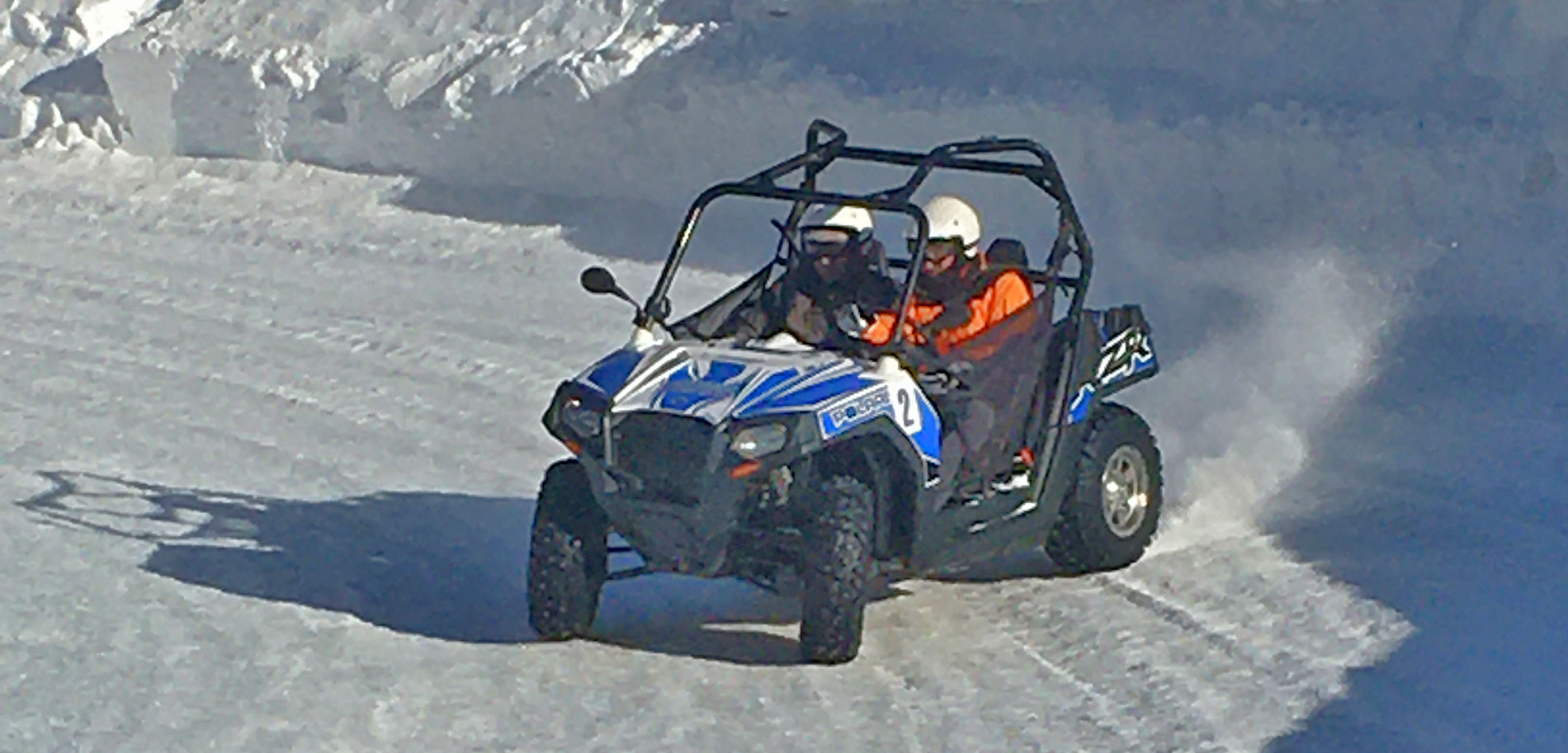 conduite sur glace en buggy